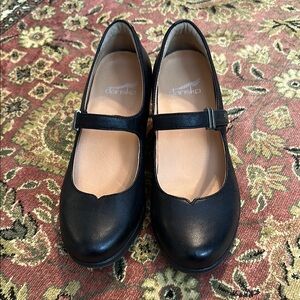 Dansko Black Mary Jane Shoes - SZ 38